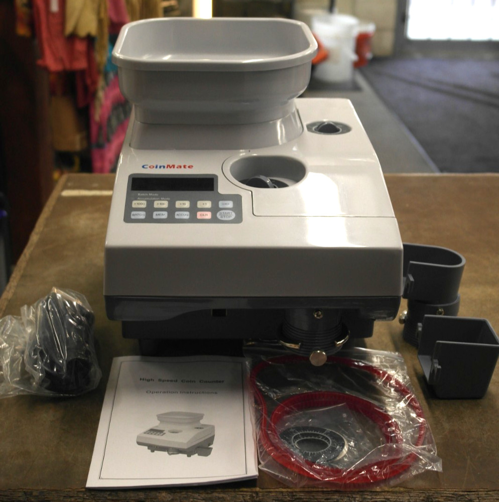 Coin Counter CS-2000 w/ Accessories
