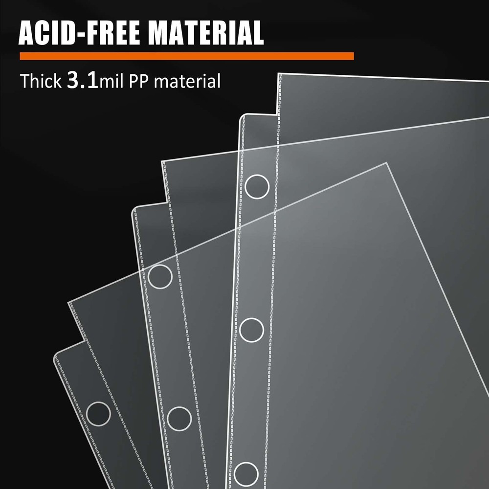 Page Protectors for Broadway Play Program and Theater Programs, 50 Sheet Prot...