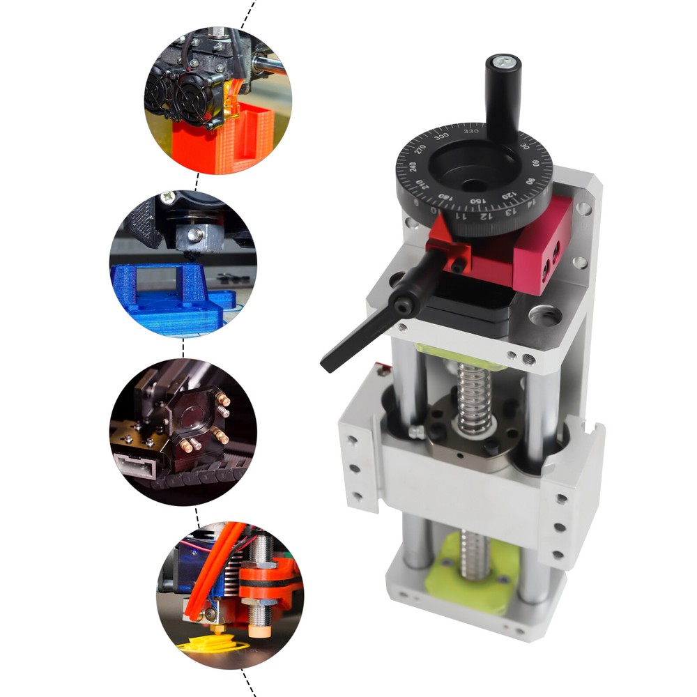 1605 Double Optical Axis Linear Rail Guide Linear Stage Actuator 100mm Ballscrew