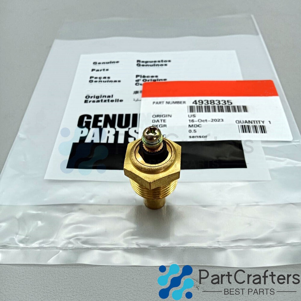 Genuine OEM Temperature Sensor 4938335 fits for Cummins Engine 4BT 6BT