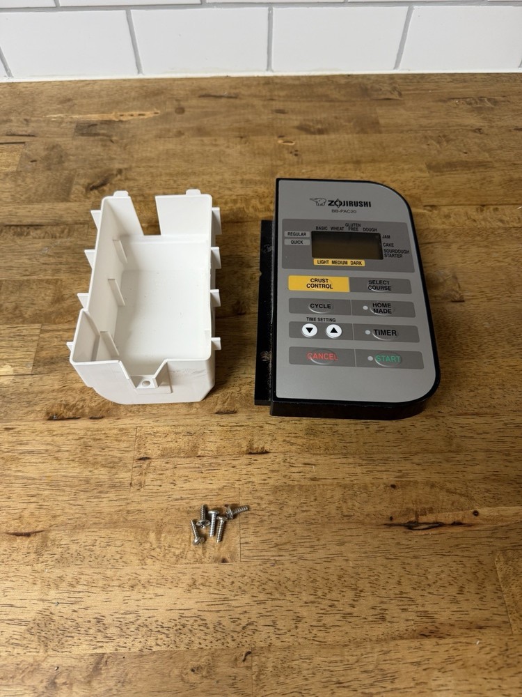 Zojirushi BB-PAC20 Breadmaker MAIN/LCD/CONTROL BOARD SCREEN BUTTONS REPLACEMENT