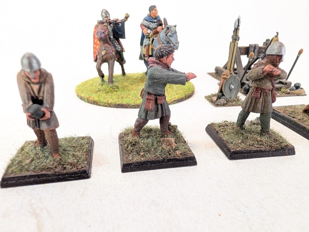 28mm Victrix Norman Midieval Vikings War Catapult Lot Pro Painted