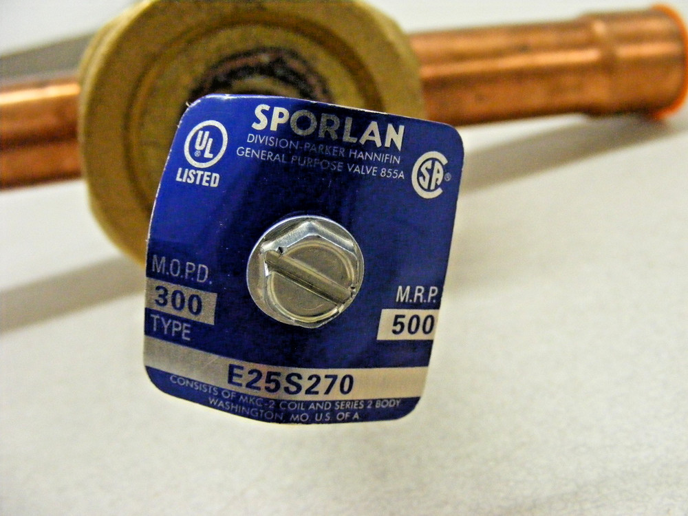 Sporlan E25S270 Solenoid Valve (zz6)