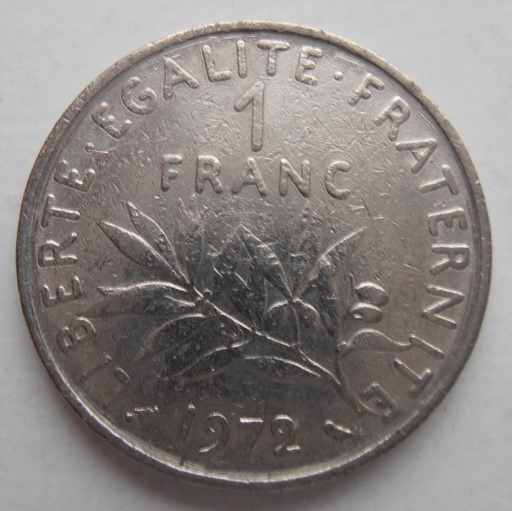 FRANCE 1 FRANC 1972