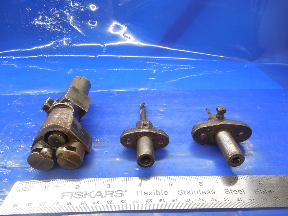 2PCS BROWN & SHARP 5/8 SHANK / ARBOR COLLET CHUCK TOOL HOLDERS & ANOTHER PC .625