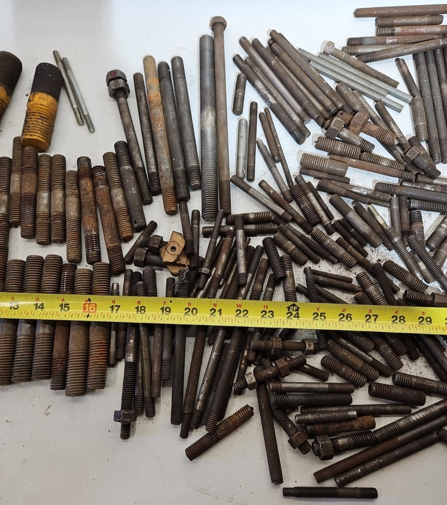 Stud Bolts Old Engine Steam Hit Miss