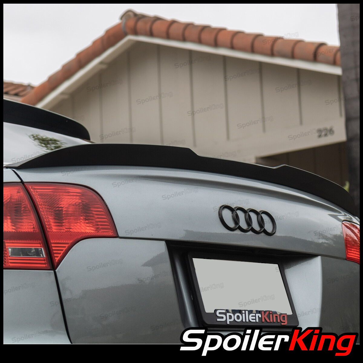 SpoilerKing 284GC Universal 30"- 55" Custom Rear Polyurethane Trunk Spoiler Wing
