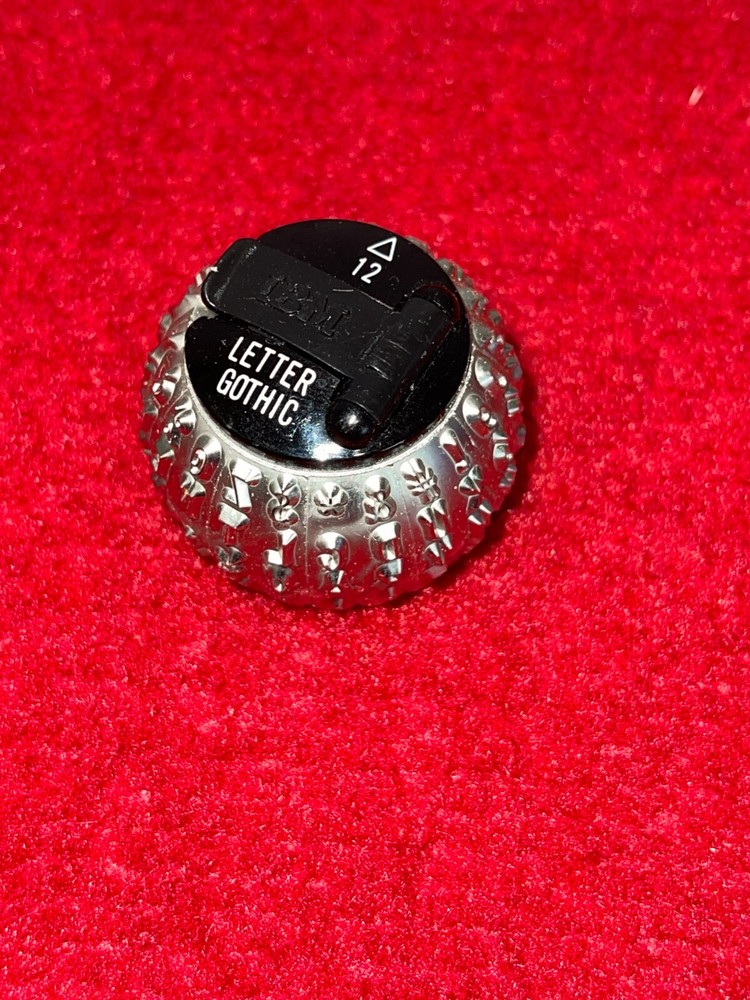 IBM Selectric II Element Typeball LETTER GOTHIC 12 Pitch, Ships Same day!