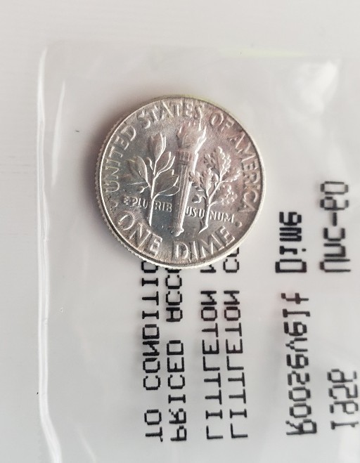 1956 Roosevelt Dime Uncirculated