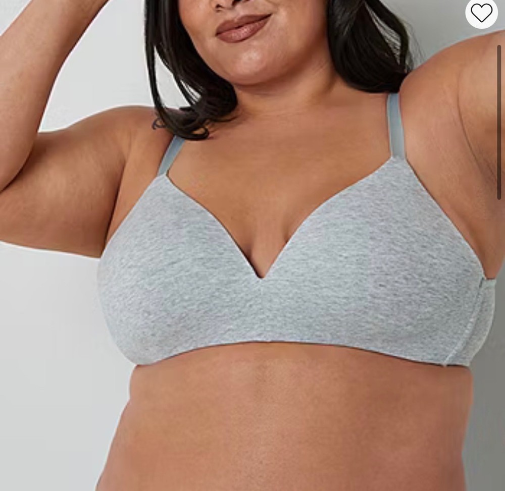 Ambrielle Cotton Wireless Full Coverage Bra