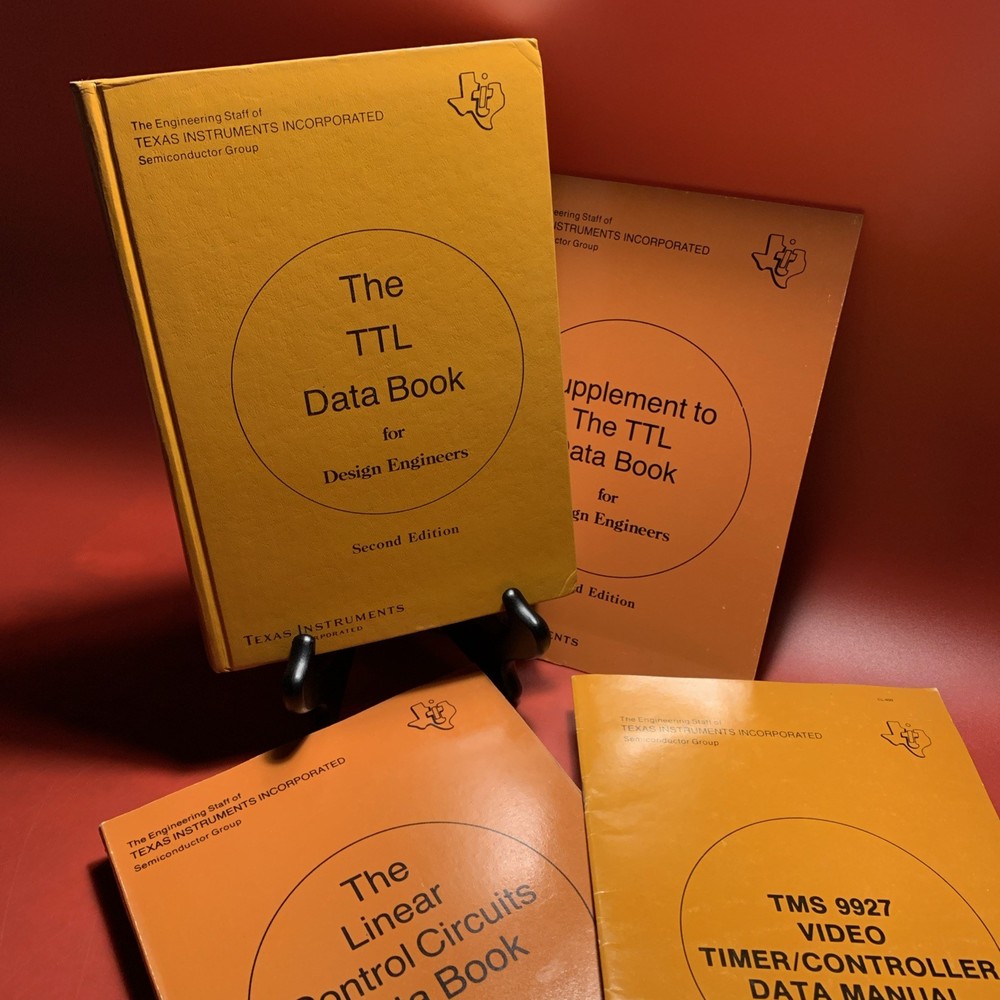 Texas Instruments The TTL Data Books For Design Engineers 1973 First Edition