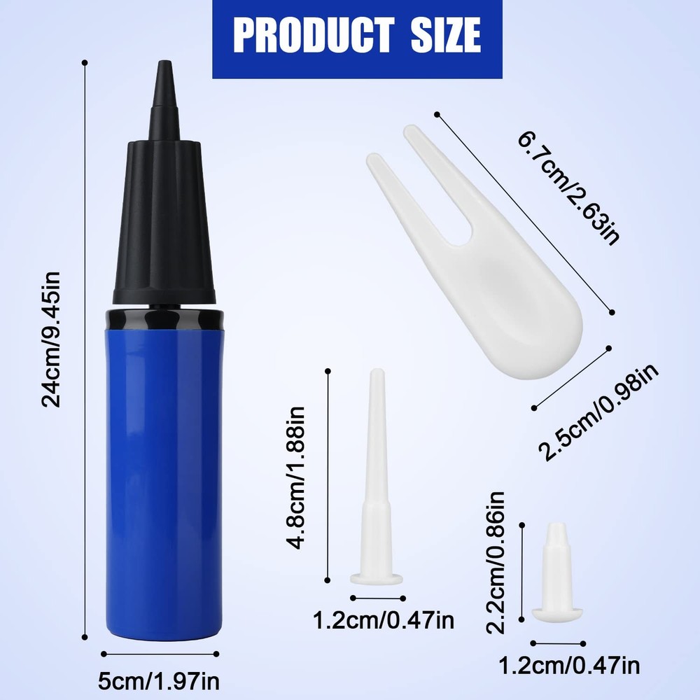 Hand Pump for Inflatables with Exercise Ball Plug Replacement Kit Yoga Ball