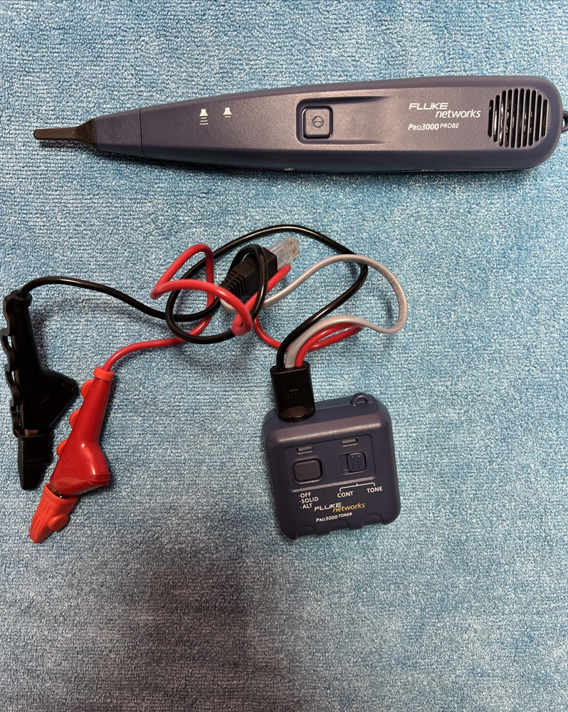 Fluke Networks PRO3000 Tone Generator Probe Wire Cable Tracer