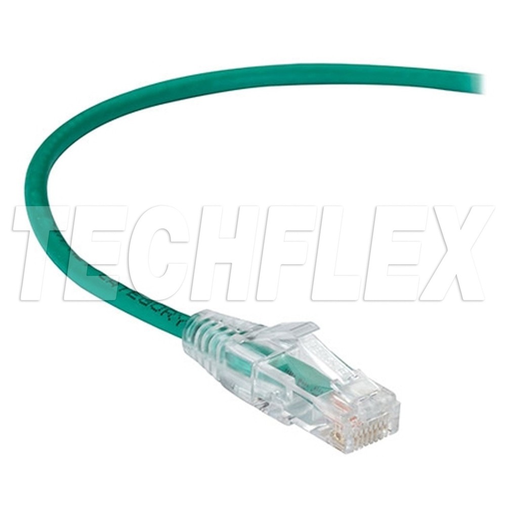 BB-C6PC28-01-GN   Slim-Net Cat6 Patch Cable - 1FT - Green