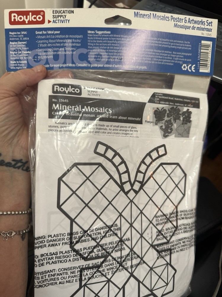 Mineral mosaics Poster & Artwork Set