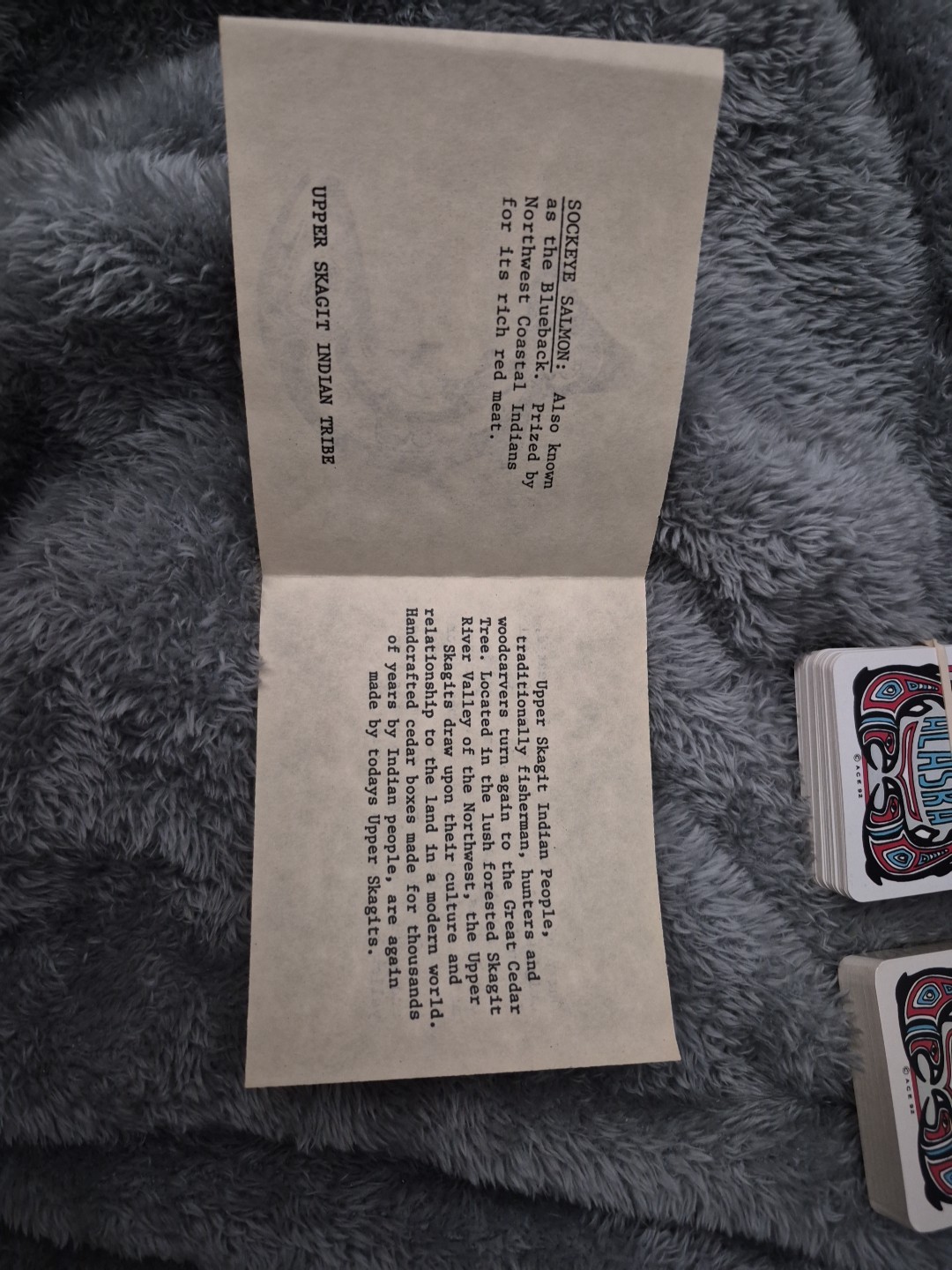 Upper Tribe Skagit SALMON Wooden Trinket Box w Lid P Dunthorne 1988