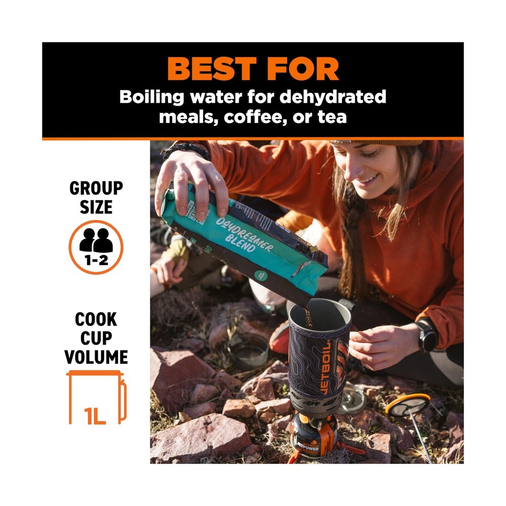 Jetboil Flash Java Portable Fast Boil Stove and Coffee Press for Camping and ...