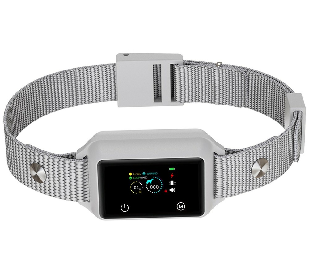 Touchscreen Automatic Anti bark Dog Collar Intelligent Safe Humane Waterproof