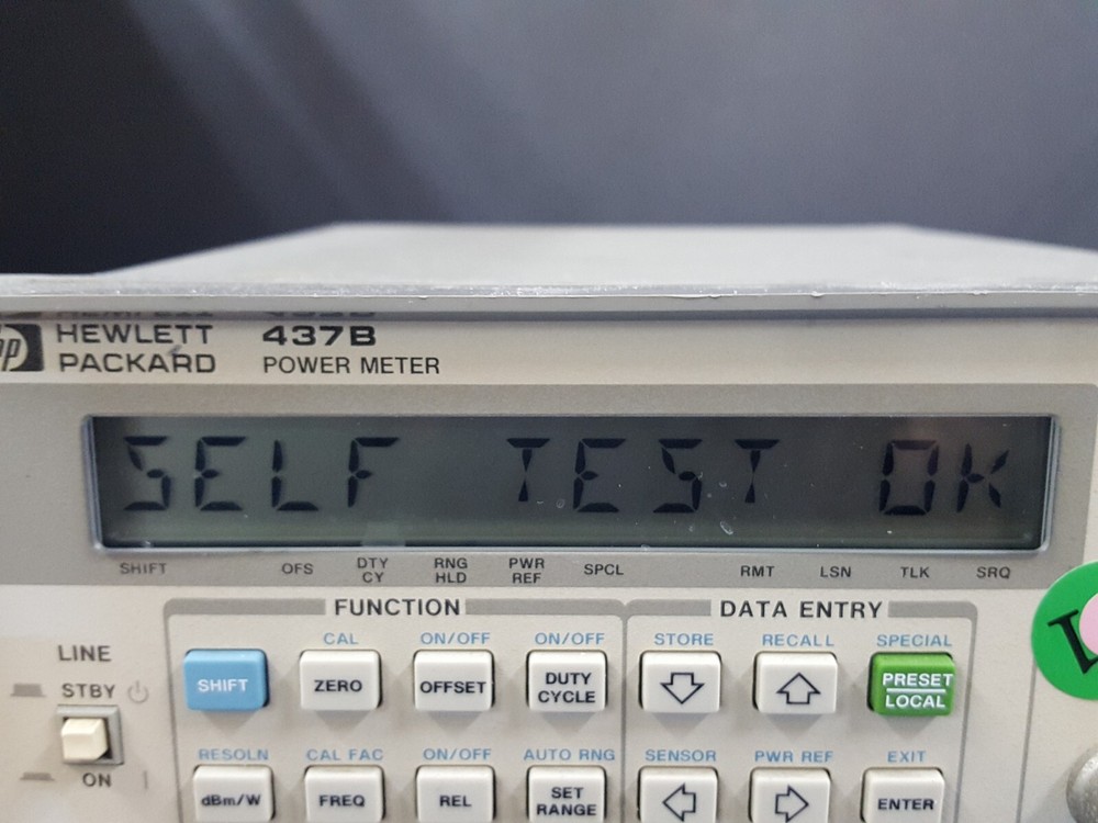 HP 437B: High Performance Single Channel Average Power Meter (0324)