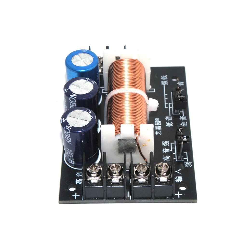 Treble Bass Speaker 2-Way Frequency Divider Stereo DIY Audio Crossover