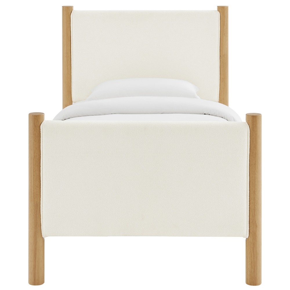 Maven Platform Bed in Feather Oak