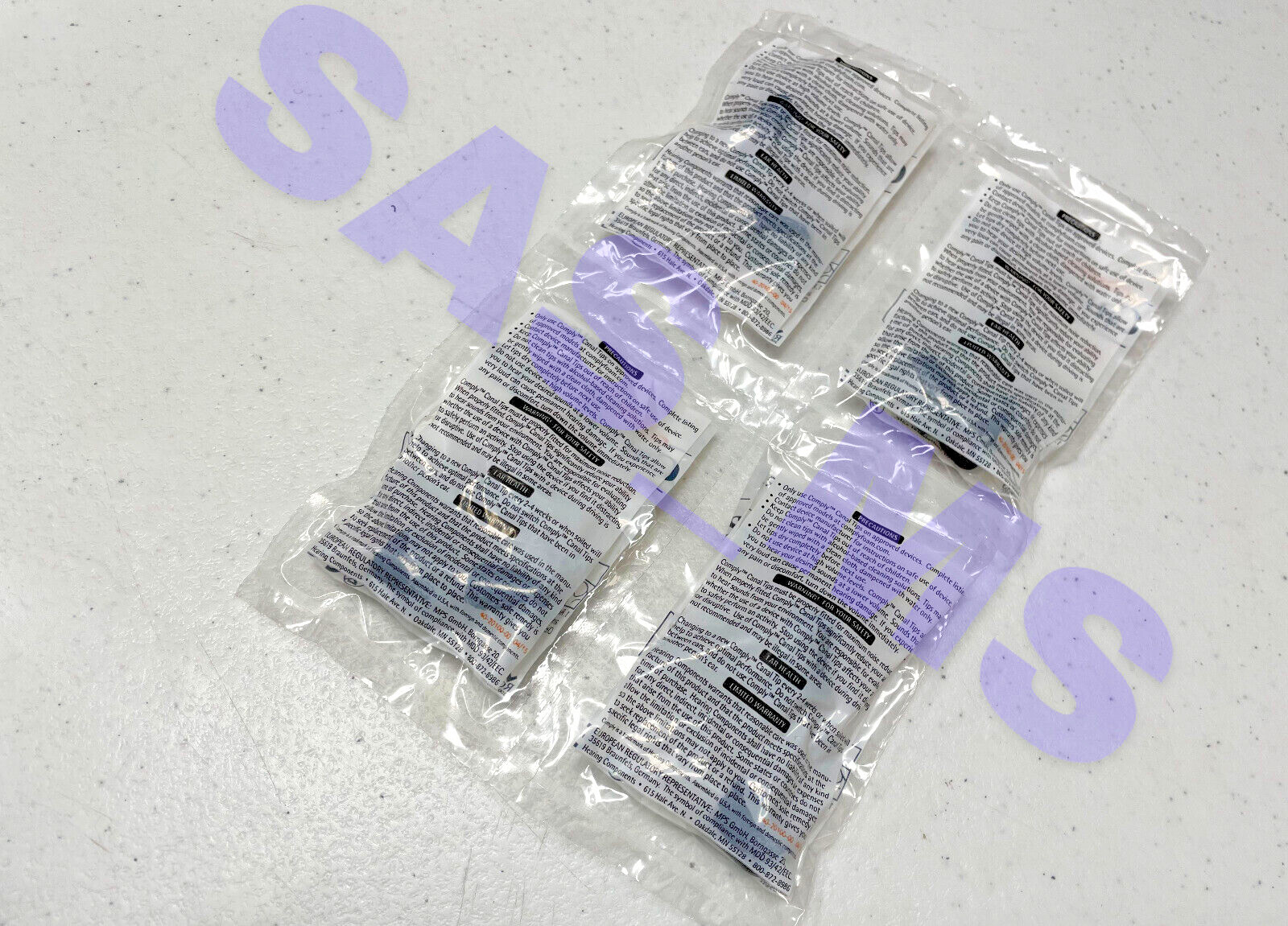 Lot 5 PAIRS COMPLY CANAL FOAM TIPS ORIGINAL STANDARD SIZE FOR INVISIO X5 HEADSET