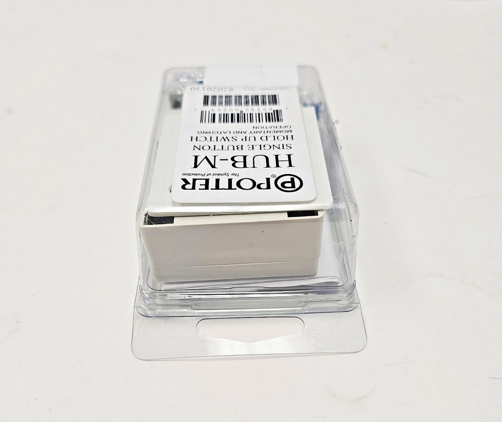 Potter HUB-M Single Button Hold Up Switch NEW (Open)