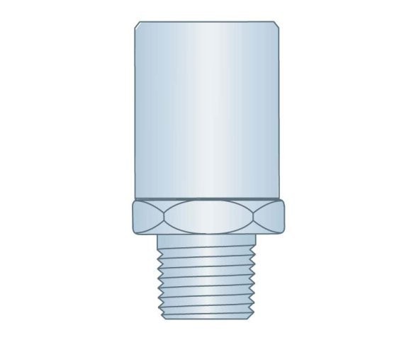 Bulk Loader Fitting 1/8-27NPT CS ZC (3 Pieces)