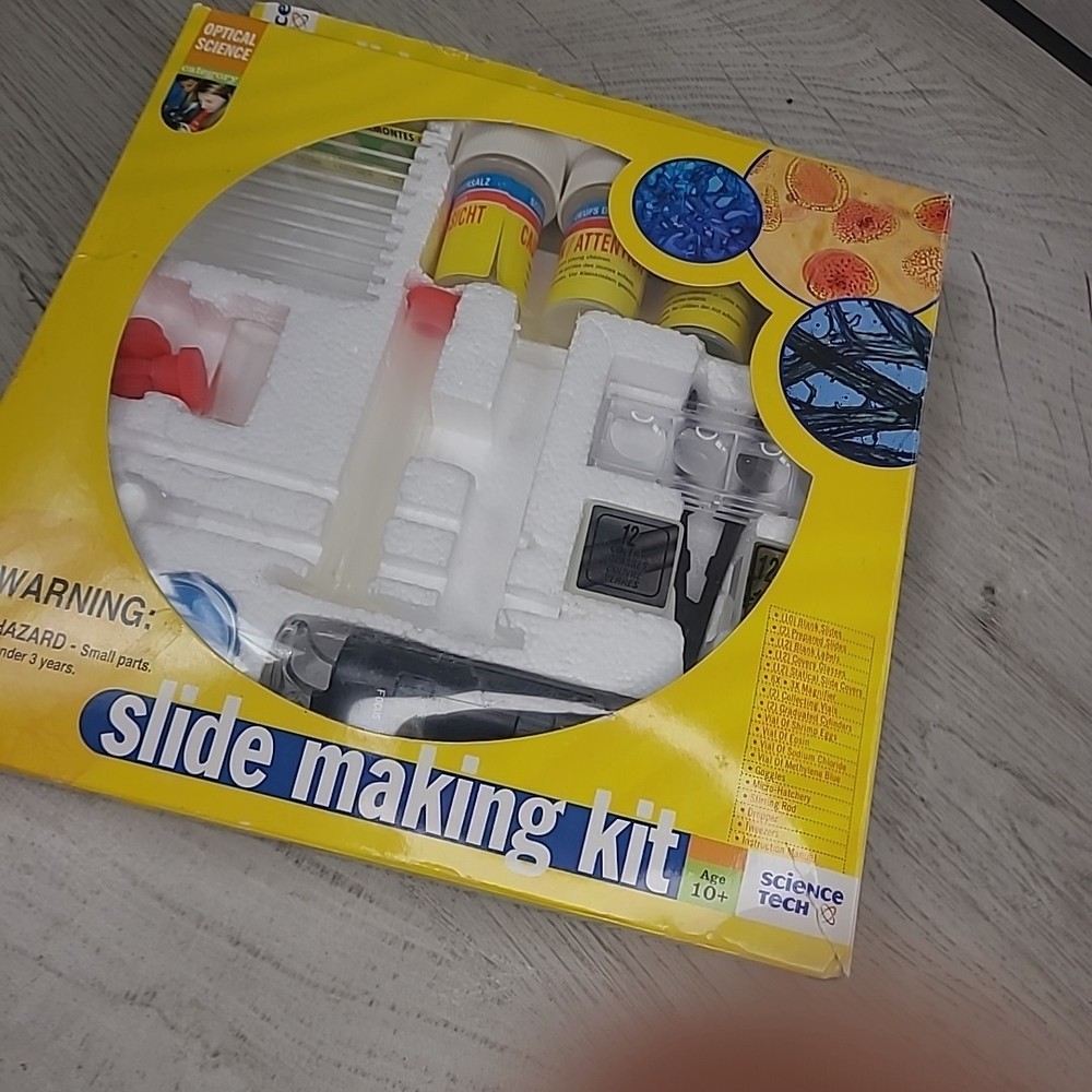 Elenco Science Tech Slide Making Biology Lab Kit EUC