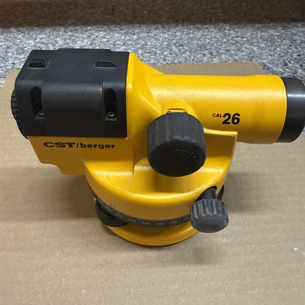 CST/Berger CAl 26 Engineering Surveyor Leveling Instrument Construction Tool