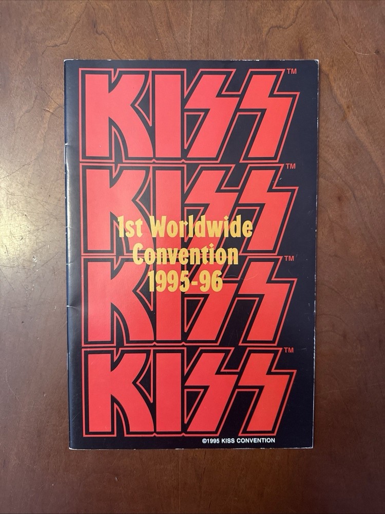 KISS Program Tour Book Tourbook 1995 Official Convention Vintage Kiss Aucoin Era