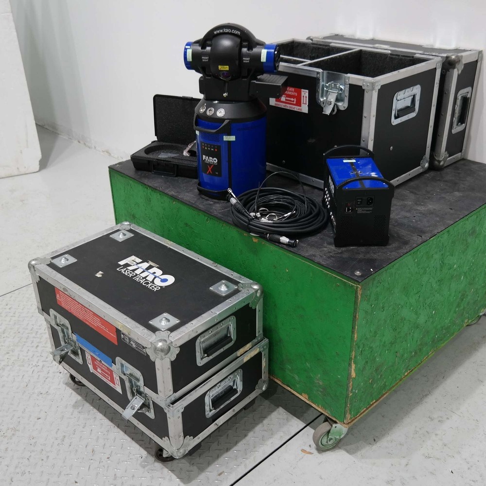 FARO Laser Tracker X V2 with Master Control Unit In Case with Accessories
