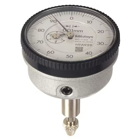 Mitutoyo 1160A Dial Indicator, 0 To 5Mm, 0-100