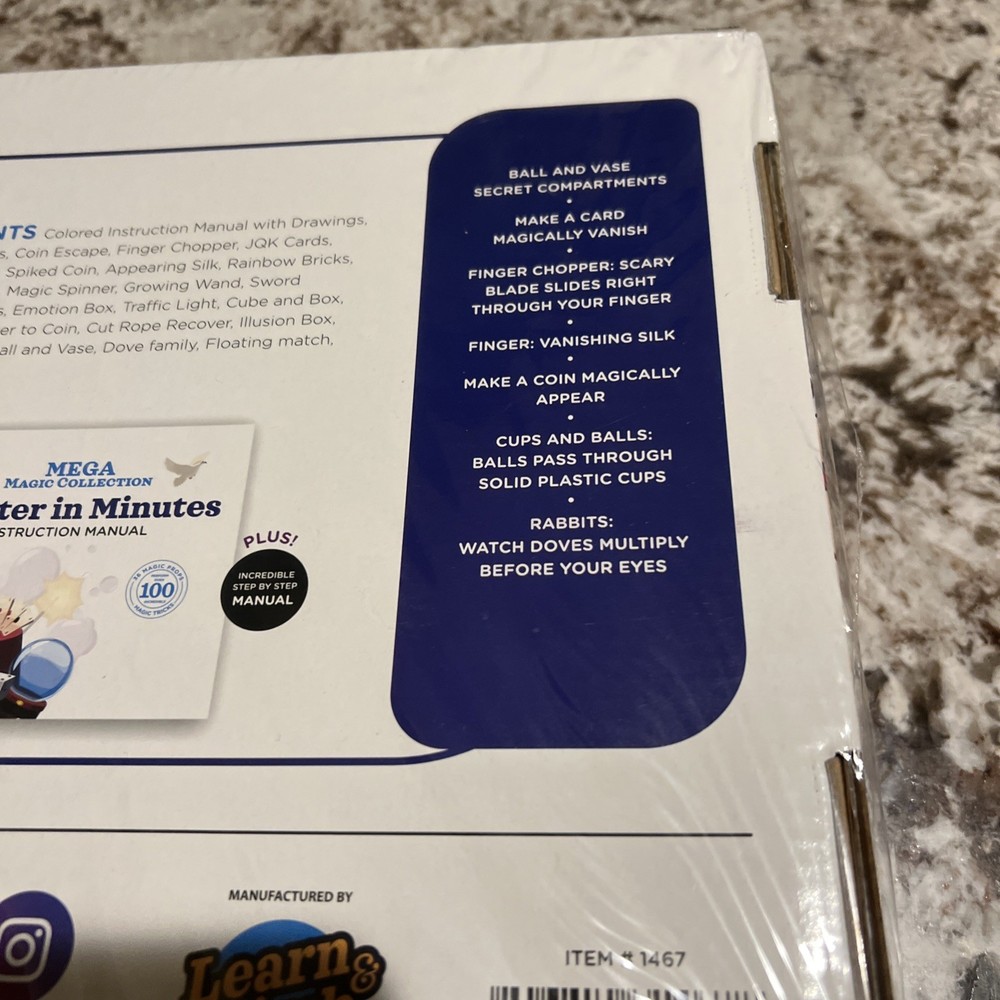 New- Learn and Climb Mega Magic Collection Box- Item #1467