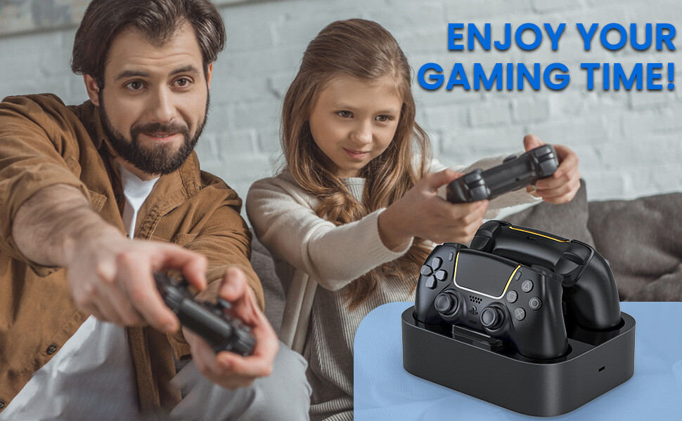 PS5 Controller Charging Station For Playstation 5 Controllers Dual Charging Dock