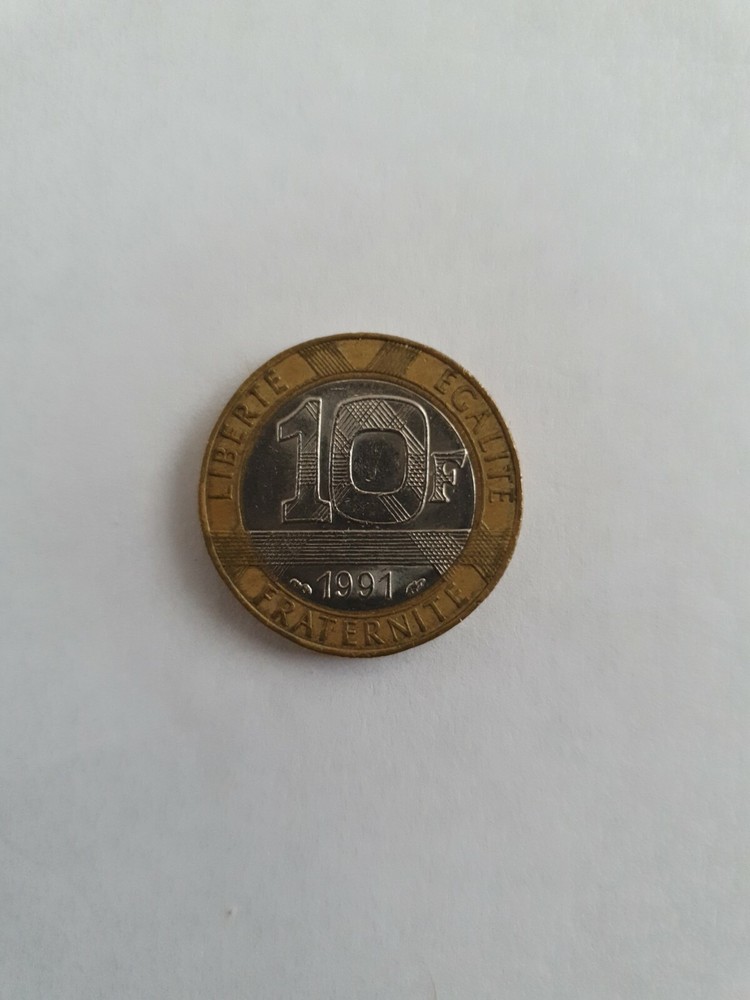 France 10 francs, 1991