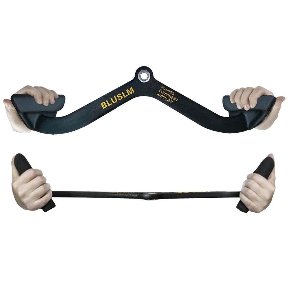 LAT Pull Down Bar for Cable Machine Pulldown T Bar V Bar Cable Attachments BL06