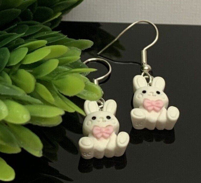 Easter Earrings, Bunny Earrings, Rabbit Earring, Gift Idea, Easter Bunny Earring