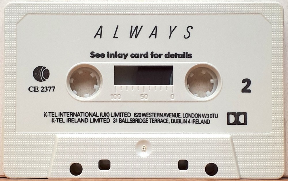 ALWAYS - VARIOUS 1987 CASSETTE ALBUM