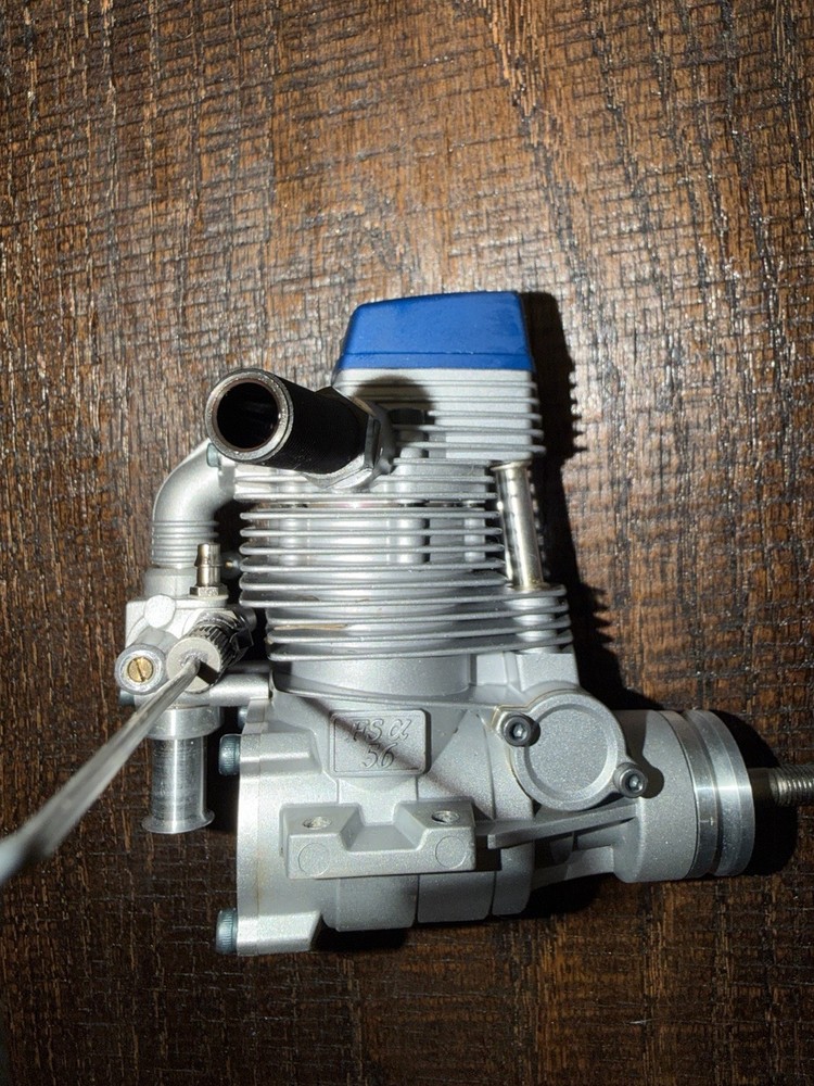 O.S. FS-56-a Alpha 4-Stroke Engine - RAN ONCE -(Stuck Needle Valve)