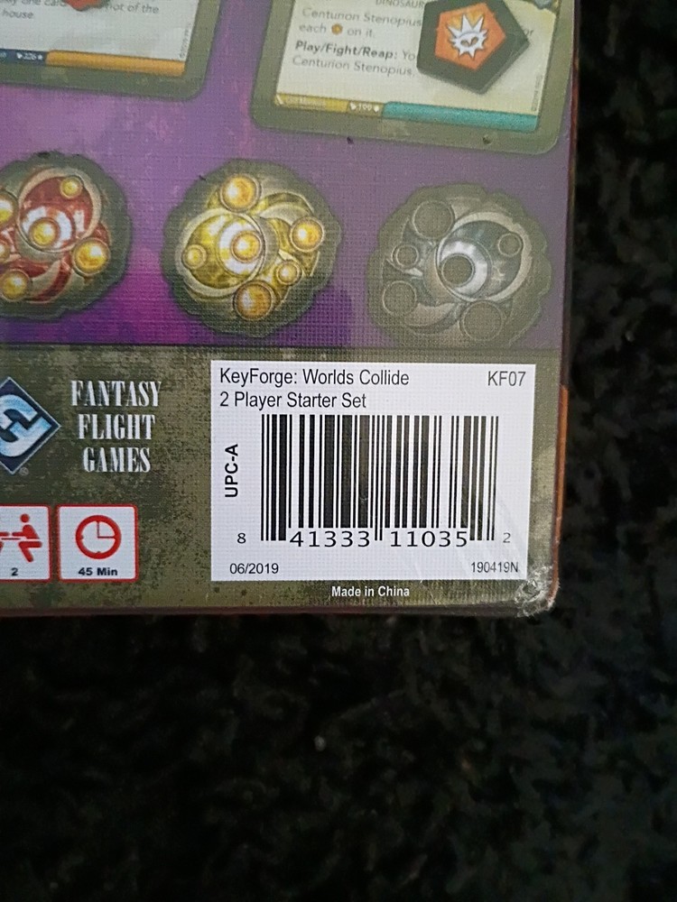 Fantasy Flight Games KeyForge Worlds Collide 2-Player Starter Set. New/Sealed!