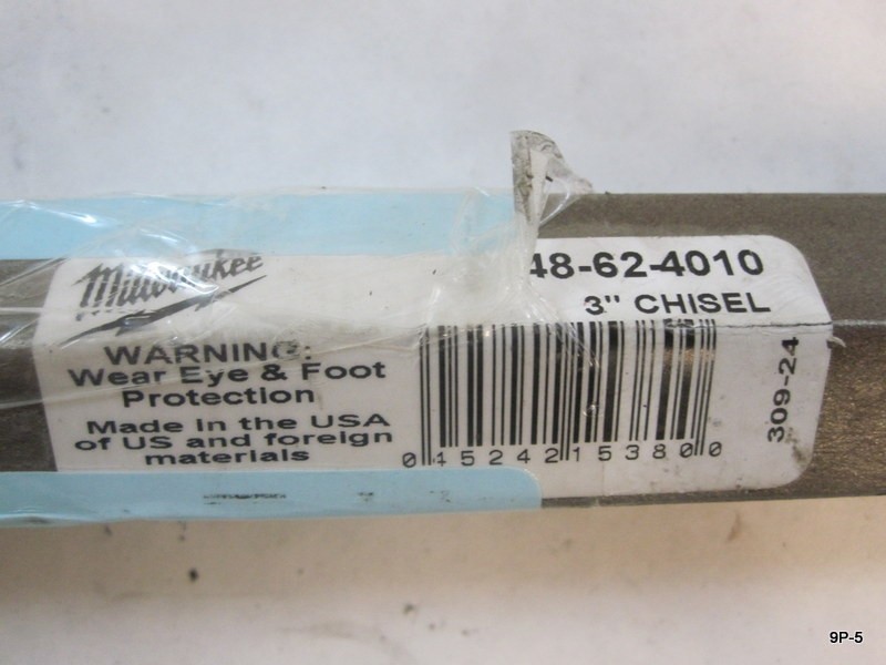 Milwaukee 48-62-4010 3" Chisel, 3" x 20-1/2"