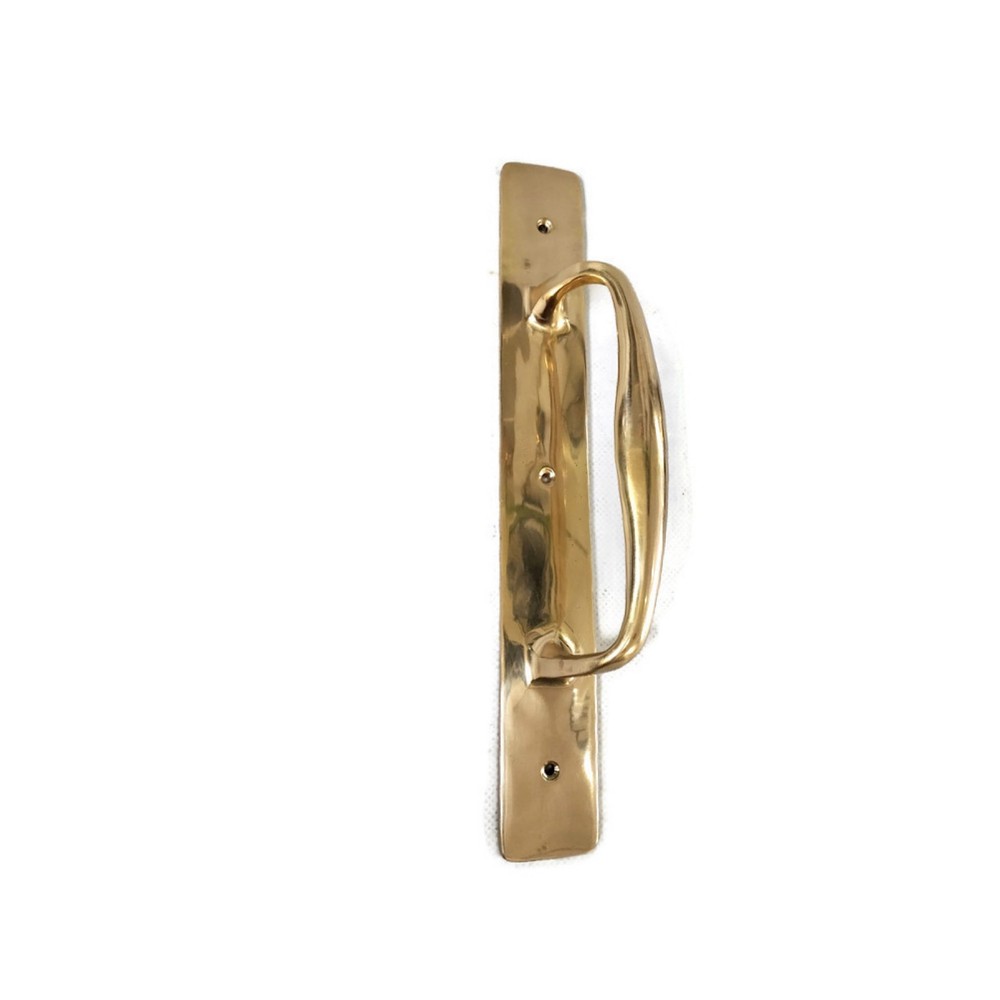 NARROW 12"x 1.1/2" inch barn door grab Solid Brass Handle 30cm PUB Pull heavy