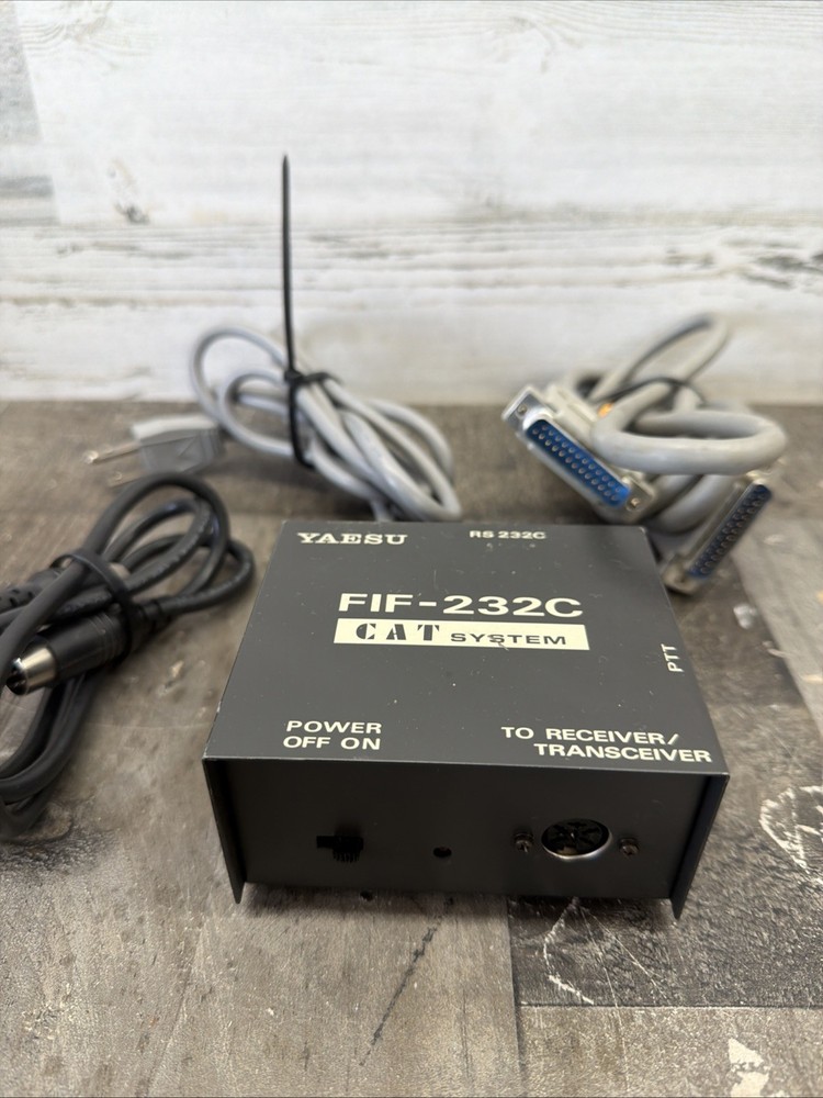 Yaesu FIF-232C CAT System Interface for Computer Control - w/Cables
