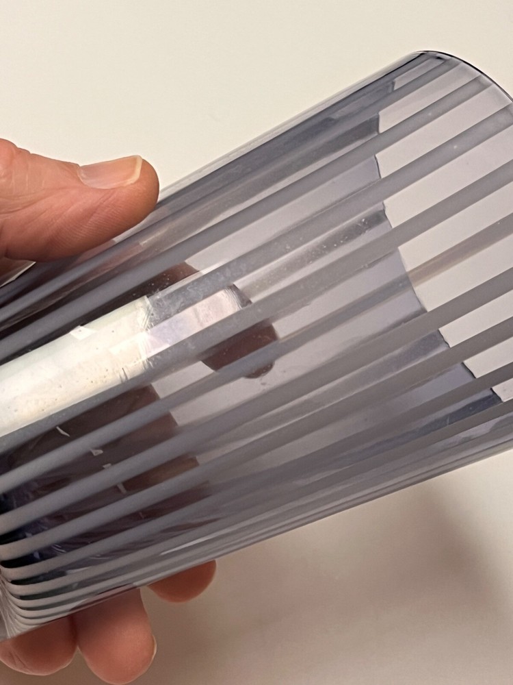 Stripped Colored Glass