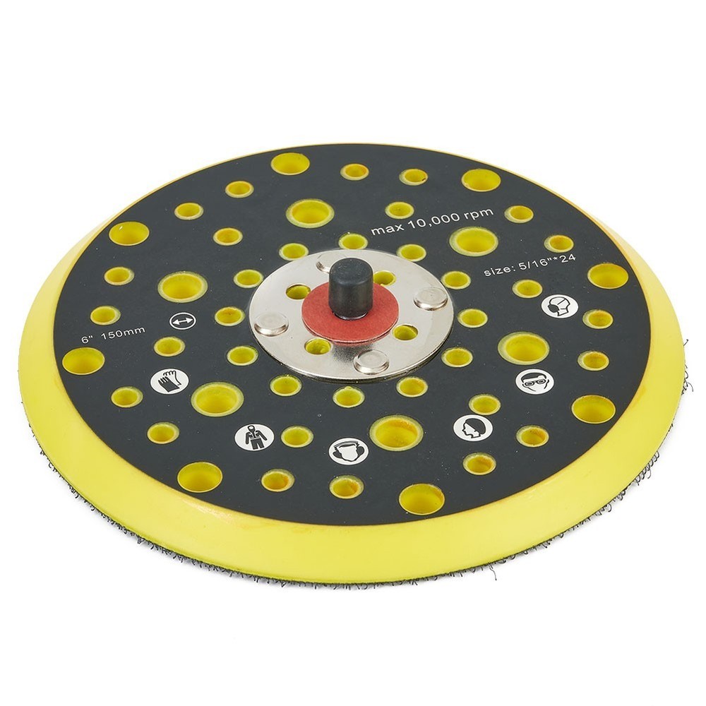 6 Inch 52 Holes Sander Backing Pad& Dust Sanding Disc