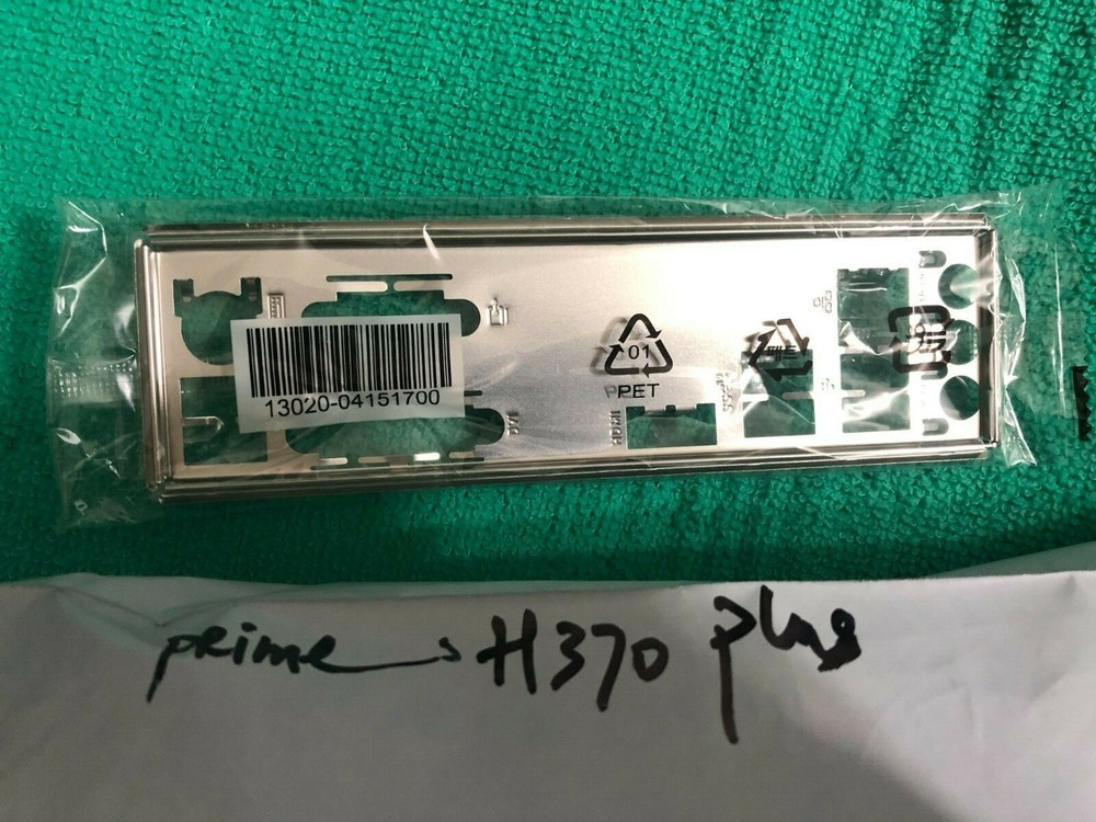 ASUS IO SHIELD for  ASUS  PRIME H370 PLUS , ORIGINAL