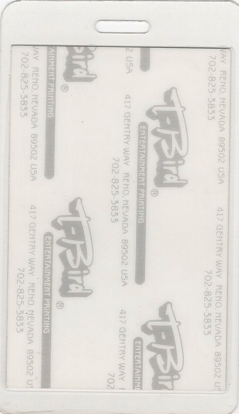 CROSBY / STILLS & NASH 1990 TOUR ALL ACCESS LAMINATED BACKSTAGE PASS / NM 2 MINT