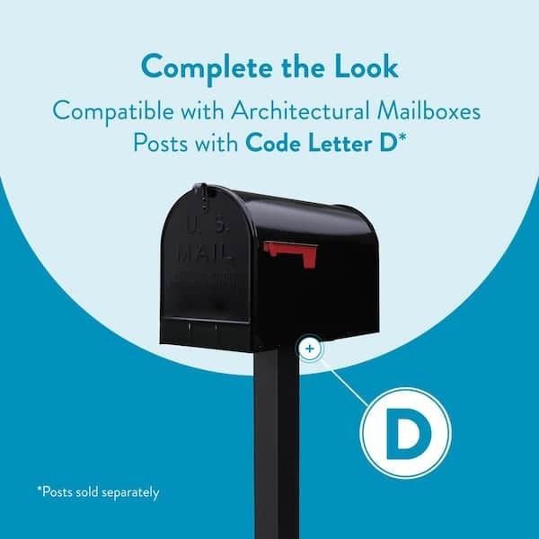JUMBO POST MOUNT MAILBOX Galvanized Steel Extra Large Rural Mail Box