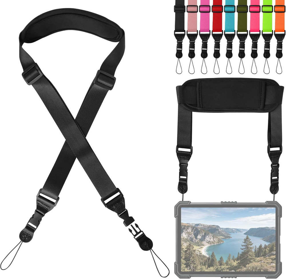 Padded Ipad Binocular Camera Shoulder Strap, Nylon Neck Lanyard Strap for Tablet